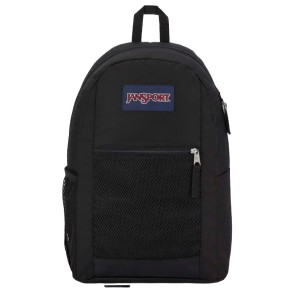 JanSport Zone Backpack Rucksack Black - School work gym bag canvas zip BRAND NEW